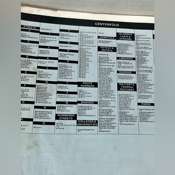 THE ORIGINAL STREET MAP BOOKS (VINTAGE) - WASHINGTON, DC/PRINCE GEORGE’S COUNTY - Picture 6 of 14